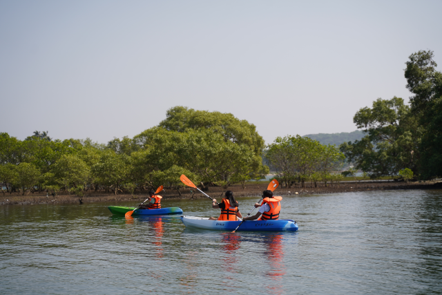 Surf House Baga at Kayaking